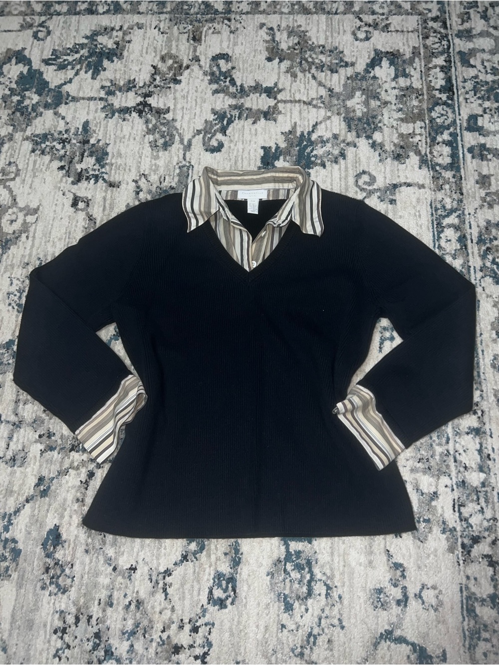 Charter Club Layered Look Sweater